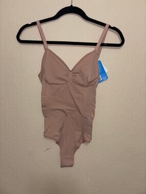 NWT Popilush Taupe Seamless Shaping Bodysuit Tummy Control Shapewear 3XL/4XL